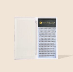 SALE - 3D Coloured Short Stem Pre-Made Fans - D Curl - 0.07mm Thickness