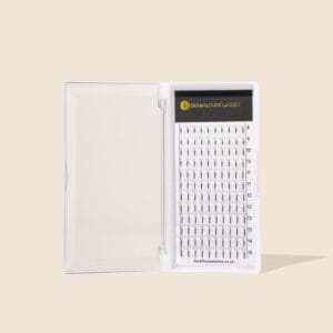 SALE - 6D Pre-Made Long Stem Volume Lashes - D Curl - 0.05mm Thickness - 12 Row Trays